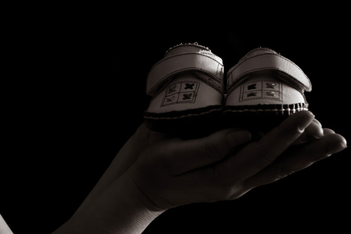 Detail Aufnahme Babyschuhe© Copyright UK Photographie