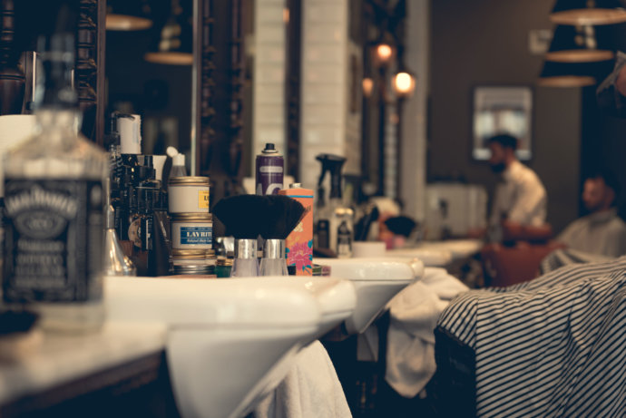 Nahaufnahme Hagi's Barbershop © Copyright UK Photographie