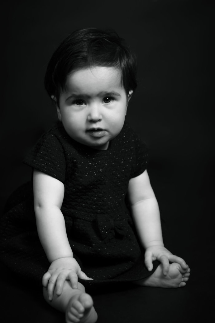 Baby Shooting Schwarzweißfotografie © Copyright UK Photographie