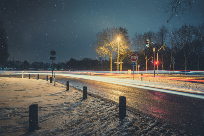Lichter Farben bei Nacht © Copyright UK Photographie
