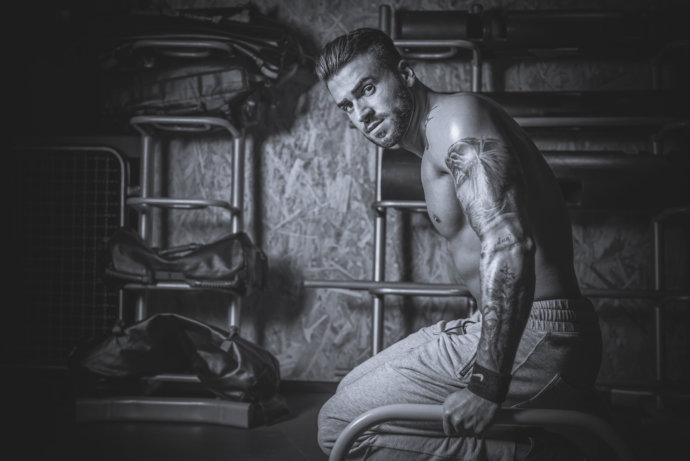 Shooting Fitness Training Porträt © Copyright UK Photographie