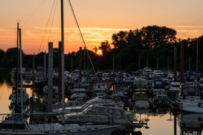 Die Sonnen geht unter © Copyright UK Photographie