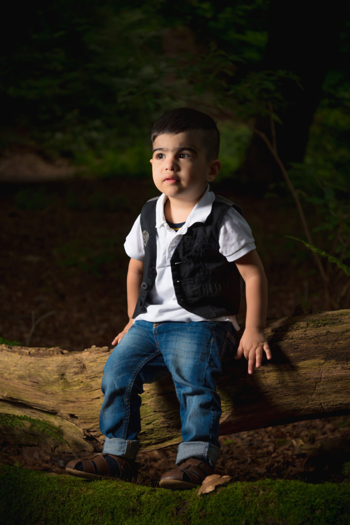 Kinder Shooting im Wald © Copyright UK Photographie