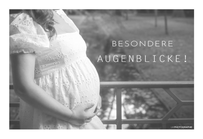Storyboards - Babybauch Shooting Schwarzweißfoto © Copyright UK Photographie
