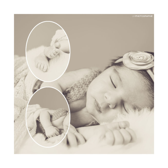 Zusehen sind Nahaufnahmen einer Baby Collage © Copyright UK Photographie
