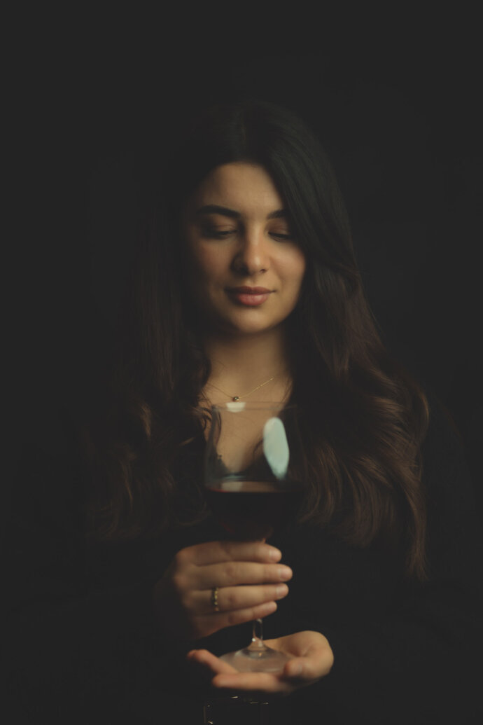 Produktaufnahme mit Wein © Copyright UK Photographie